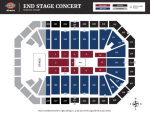 End Stage Concert Seating Chart