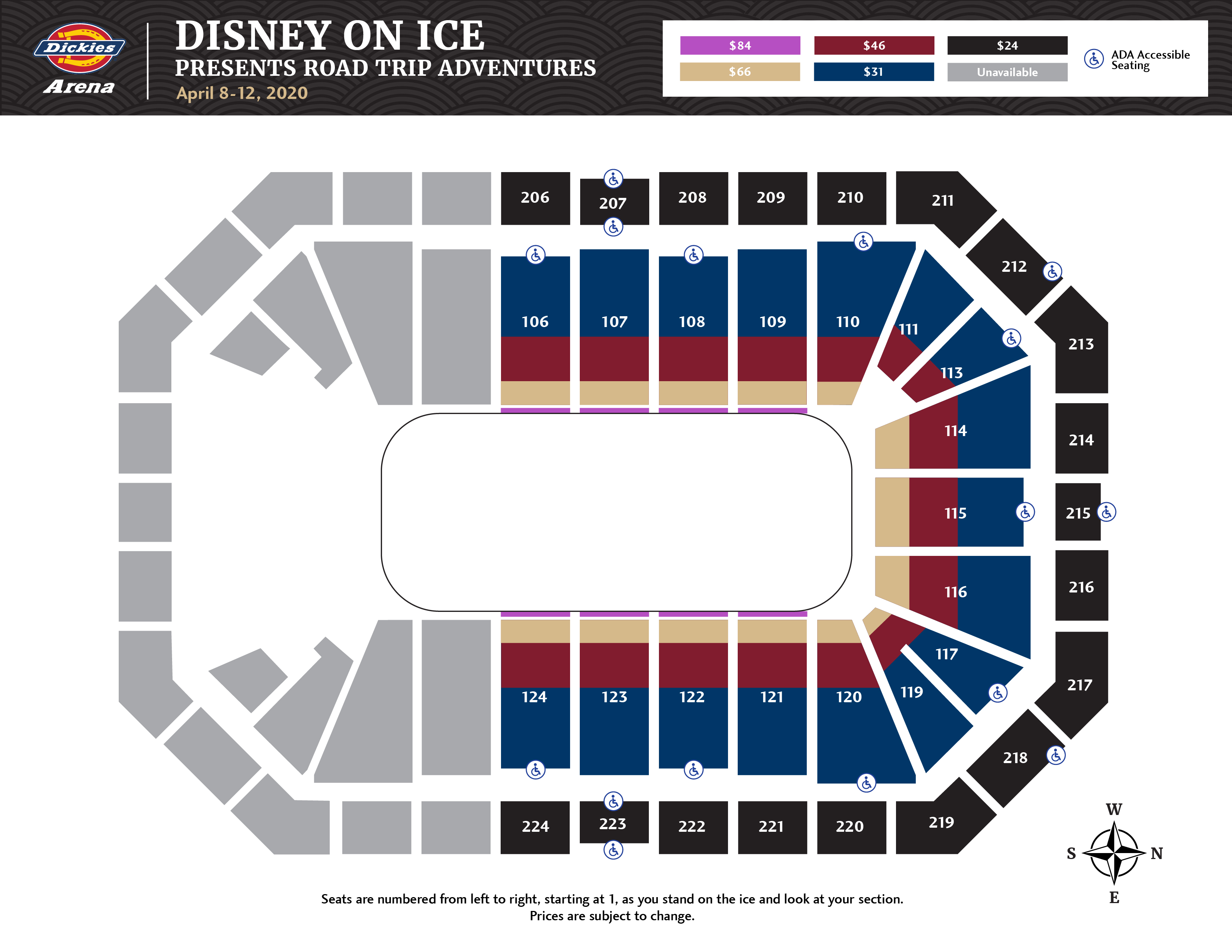 Ubs Arena Seating Chart Disney On Ice