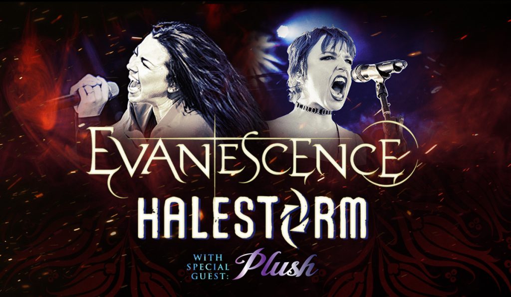 evanescence halestorm tour