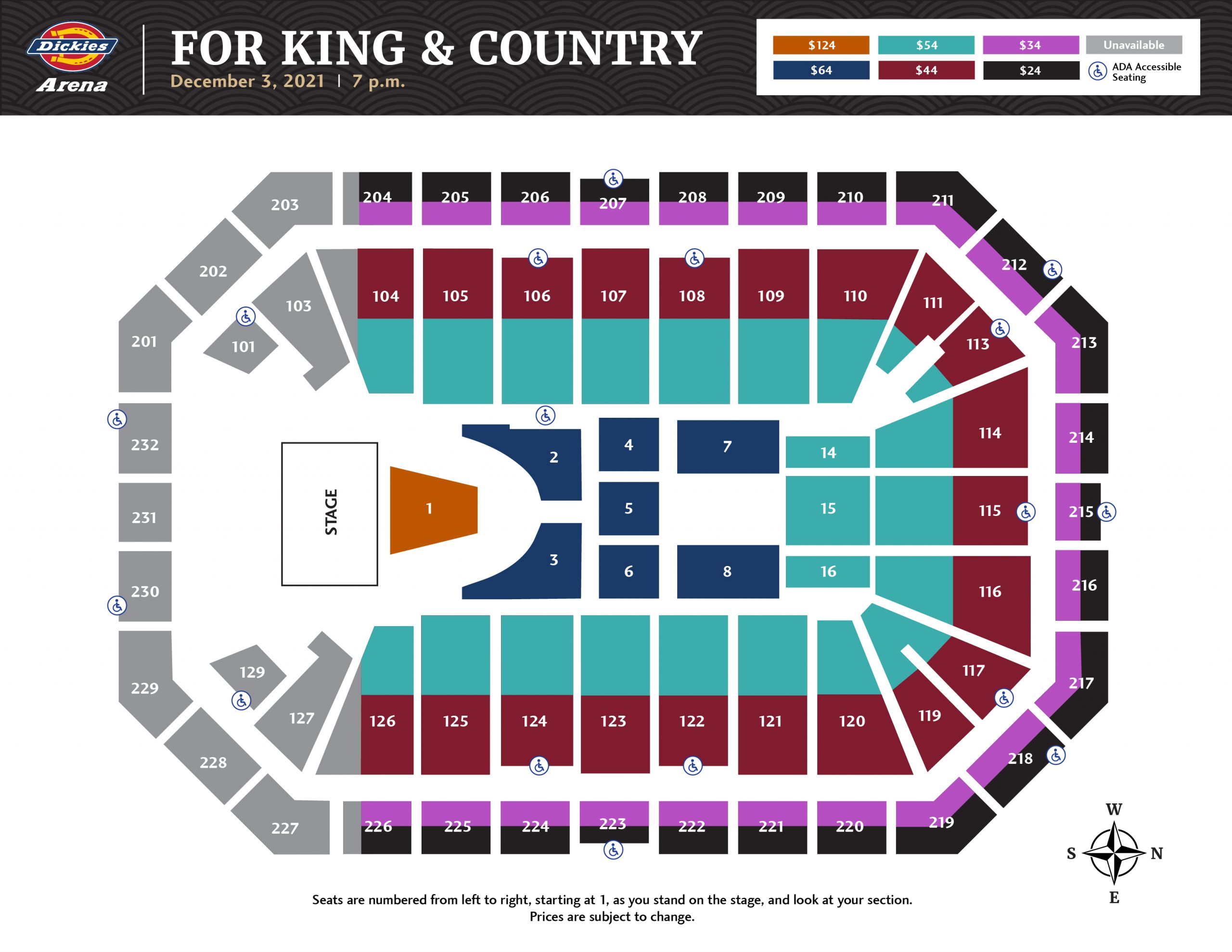 2021.12.03 - For King & Country - Dickies Arena