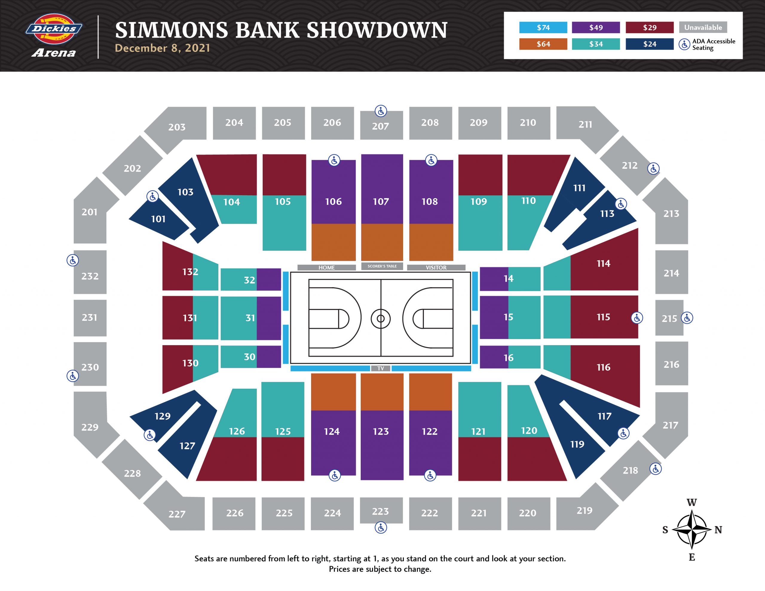 12-08-21 - Simmons Bank Showdown - Dickies Arena