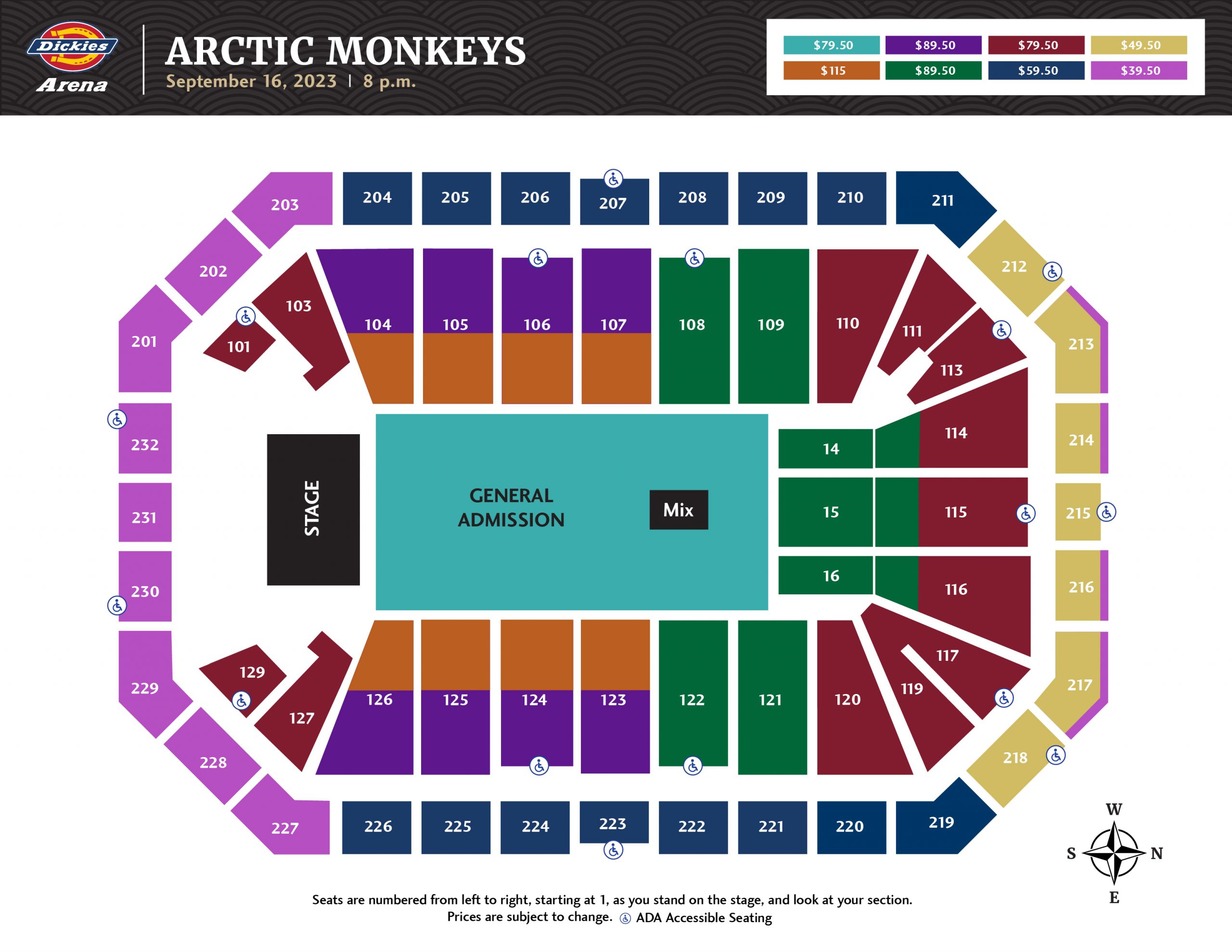 2023.09.16 - Arctic Monkeys - Dickies Arena