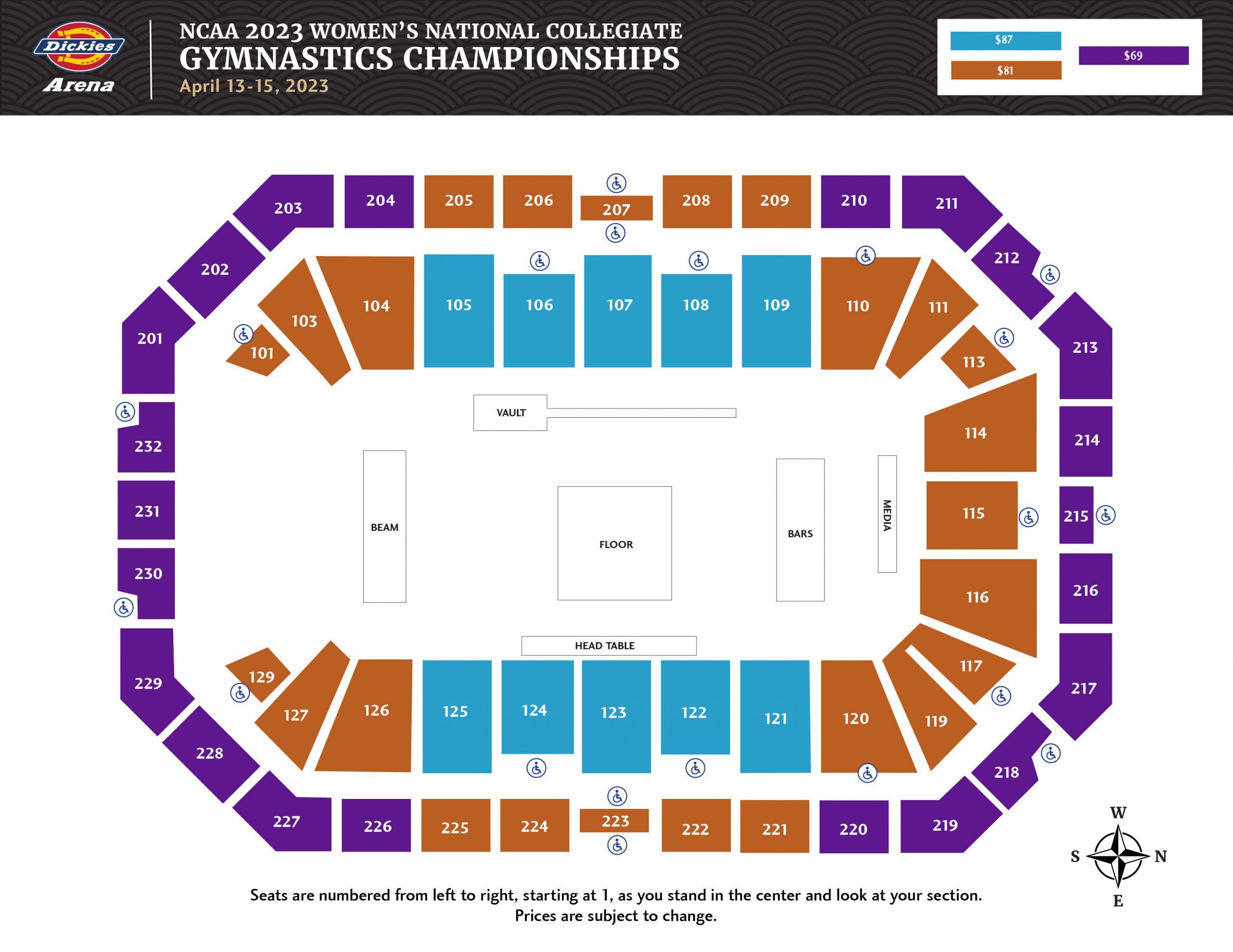 2023.04.1315 NCAA Gymnastics Dickies Arena