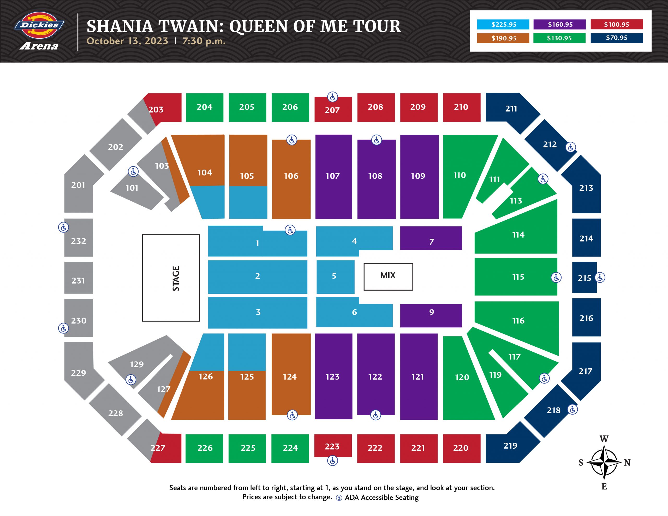 2023.10.13 - Shania Twain - Dickies Arena