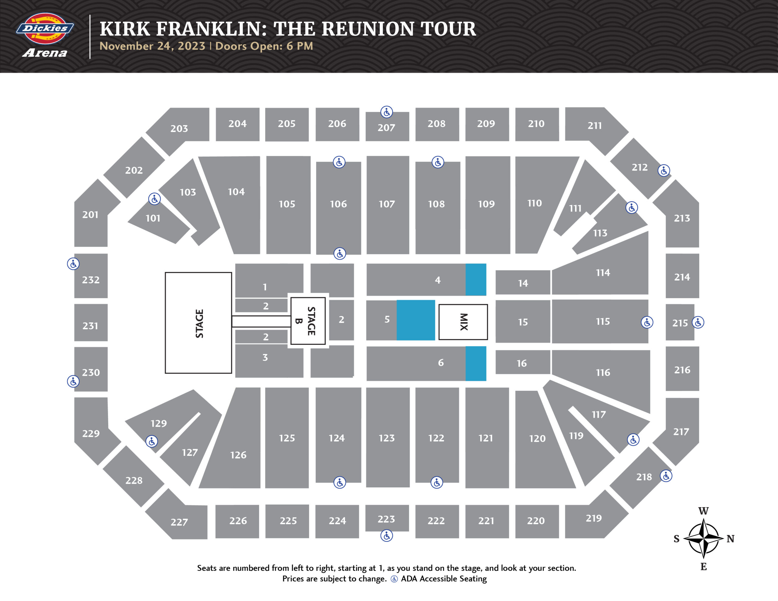 2023.11.24 - Kirk Franklin - Dickies Arena