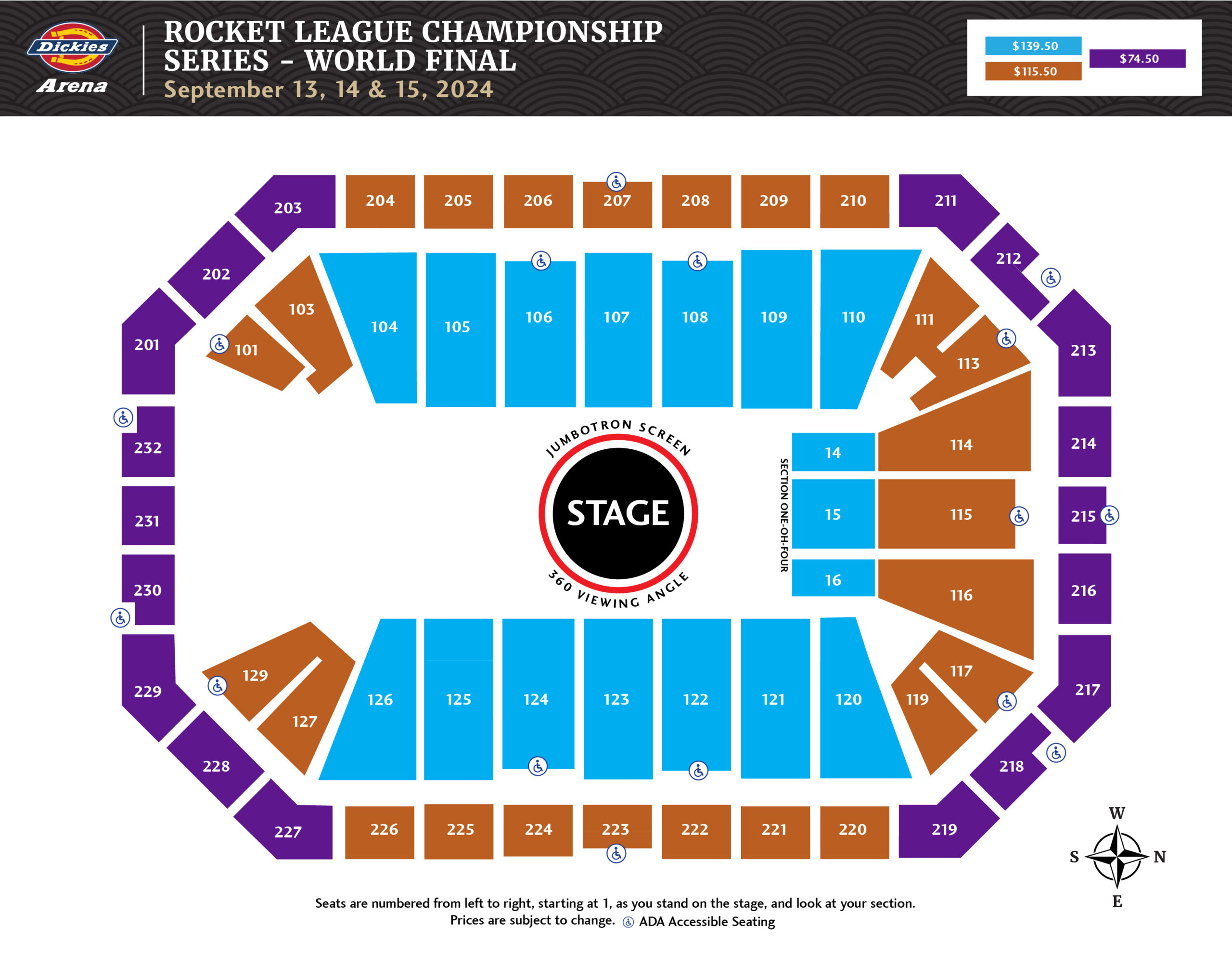 2024.09.13-15 Rocket League World Championship - Dickies Arena