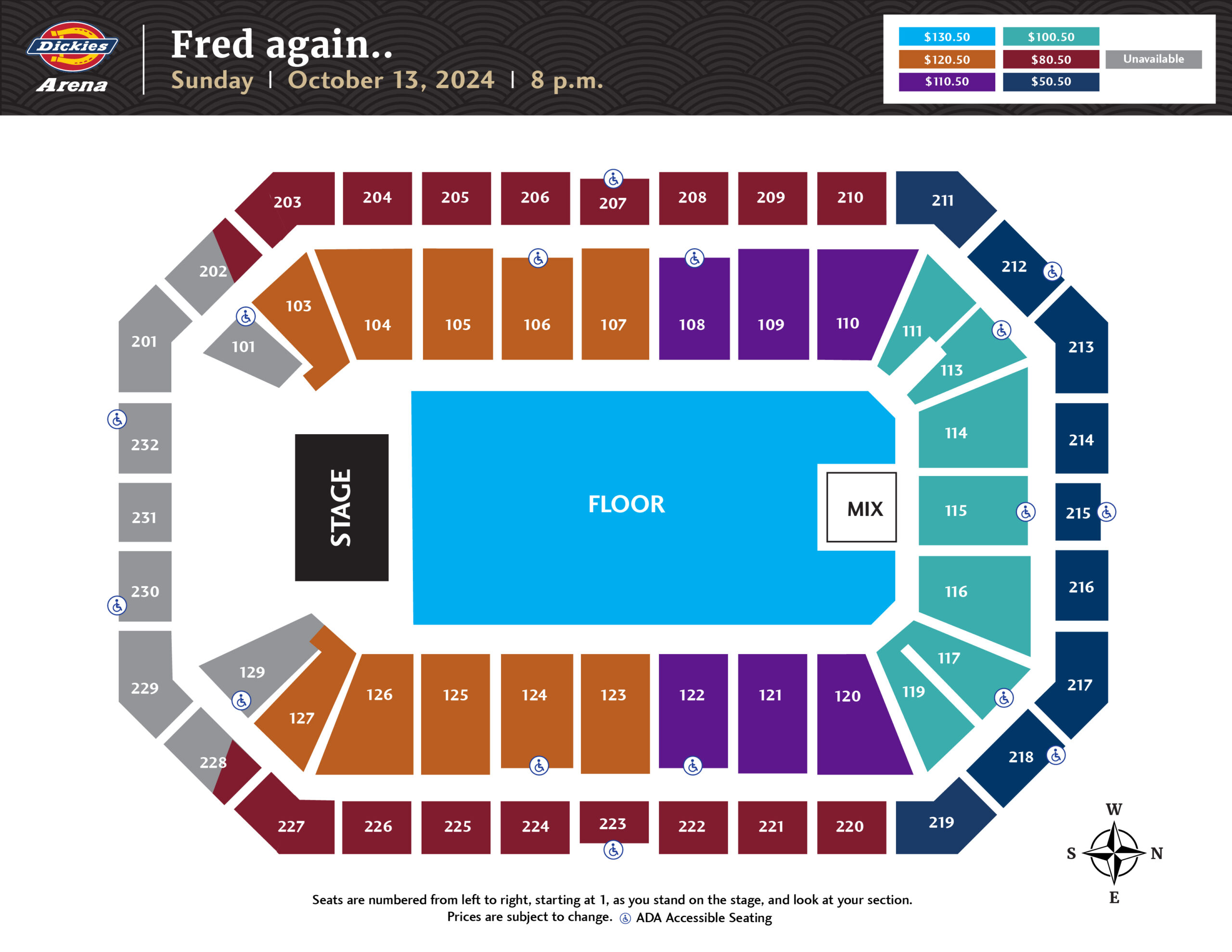 2024 10 13 Fred Again Dickies Arena