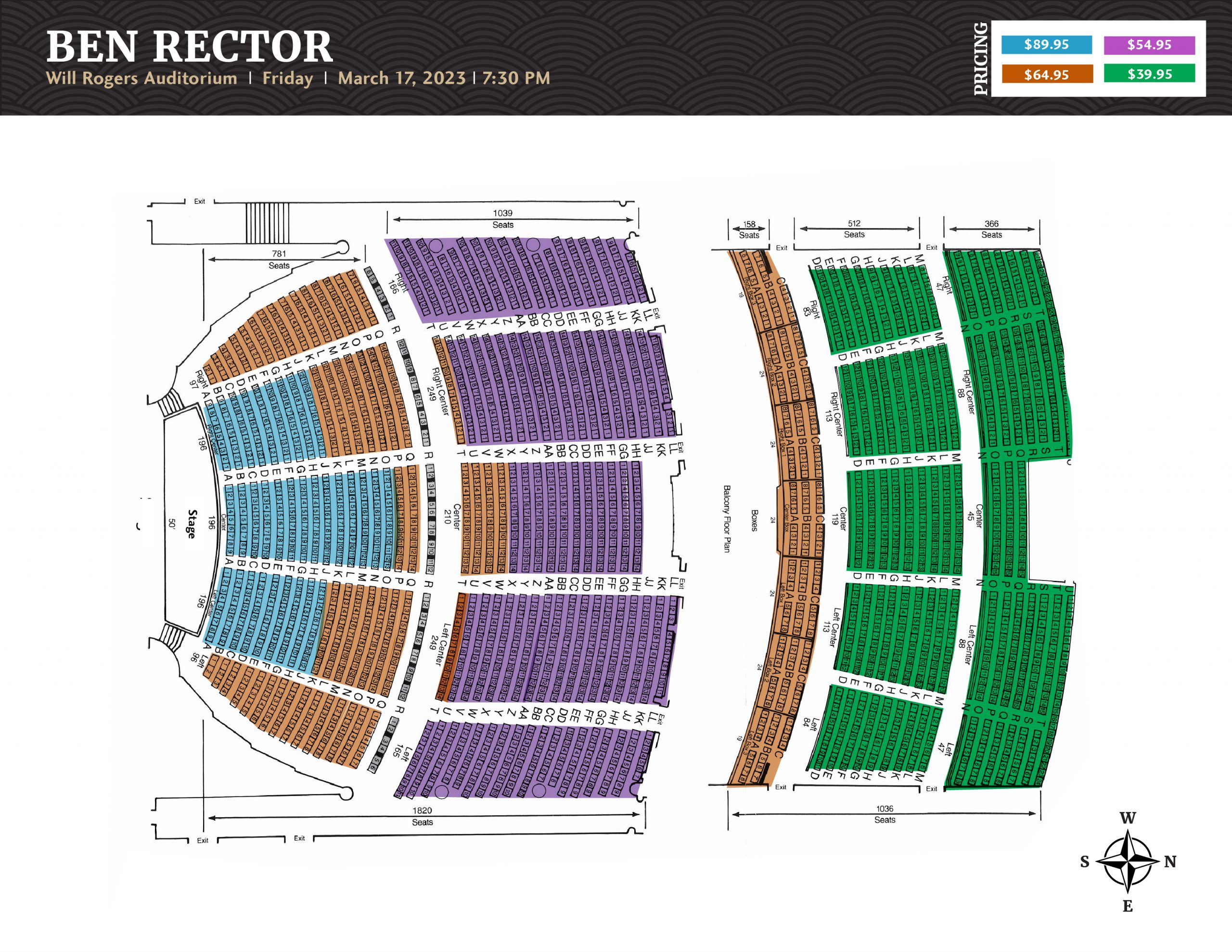 2023.03.17 - Ben Rector-Auditorium - Dickies Arena