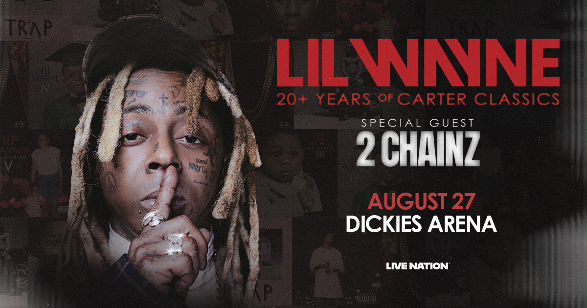 Lil Wayne 2026 Tour at Dickies Arena